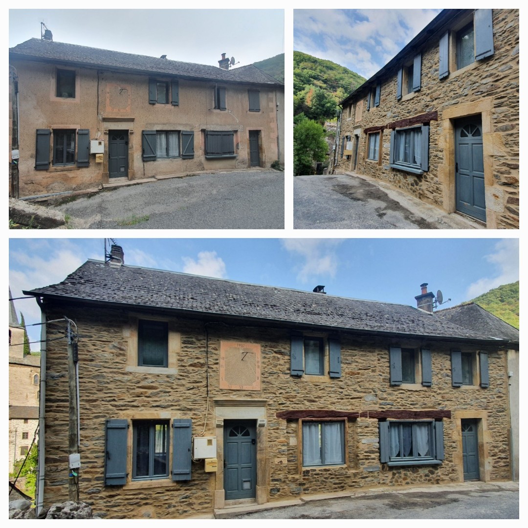 Rénovation façade en pierres